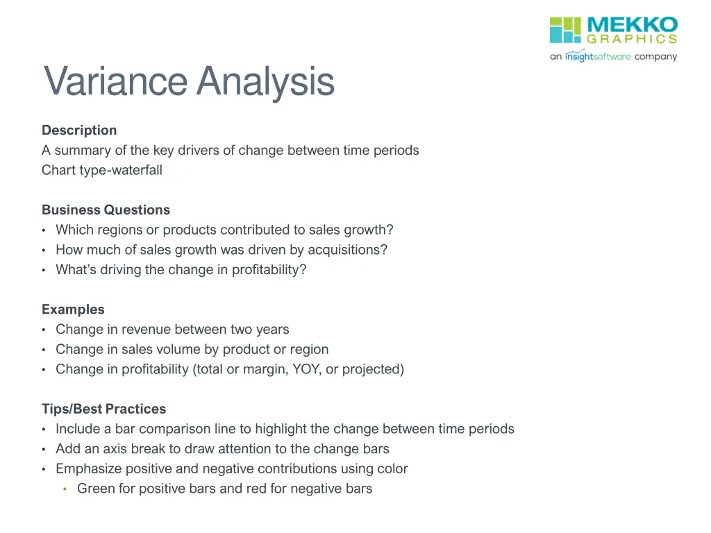 variance analysis