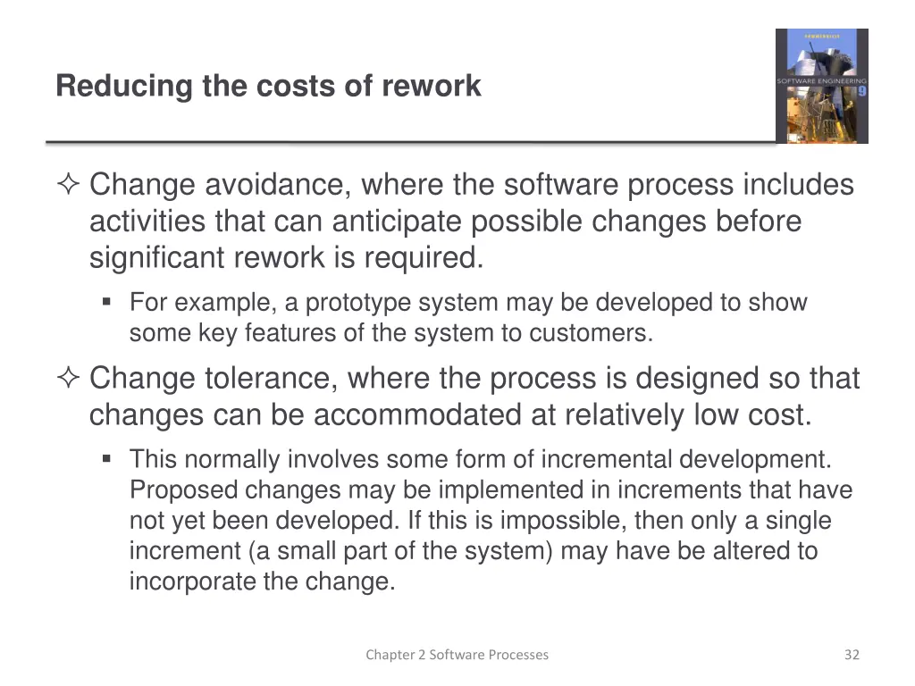 reducing the costs of rework