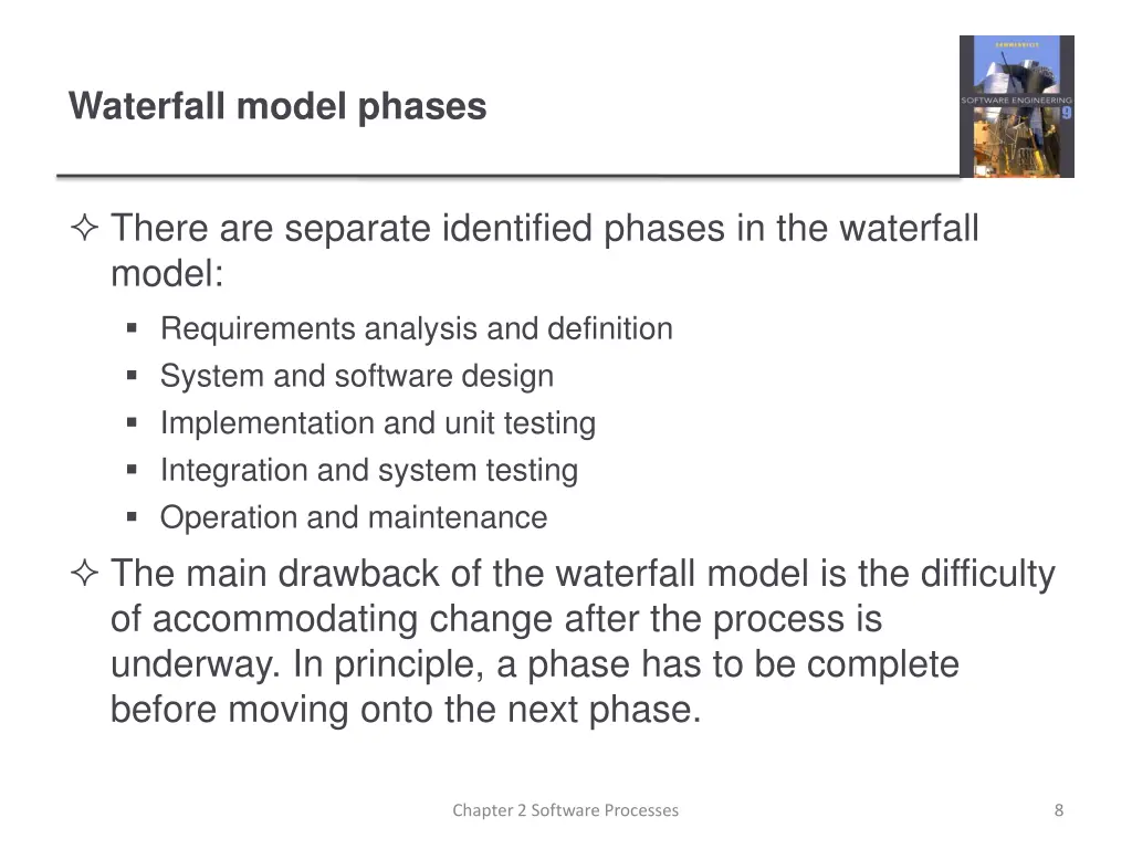 waterfall model phases