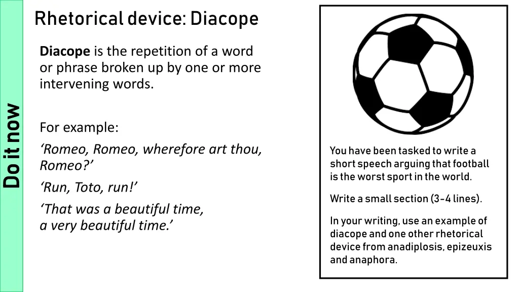 rhetorical device diacope