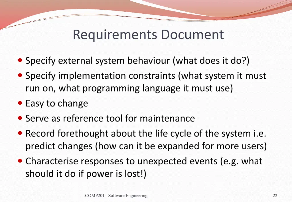 requirements document