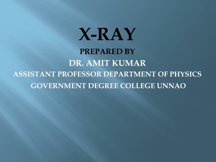 x ray prepared by dr amit kumar