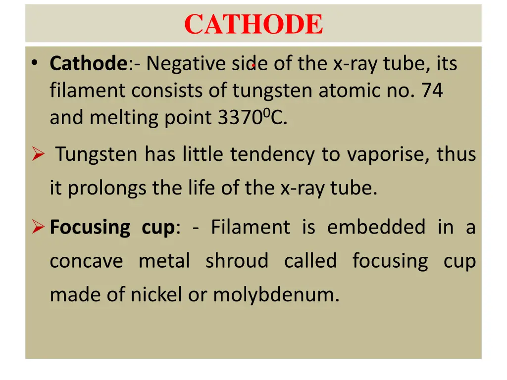 cathode