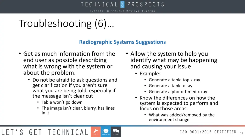 troubleshooting 6