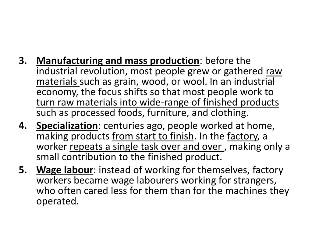 3 manufacturing and mass production before