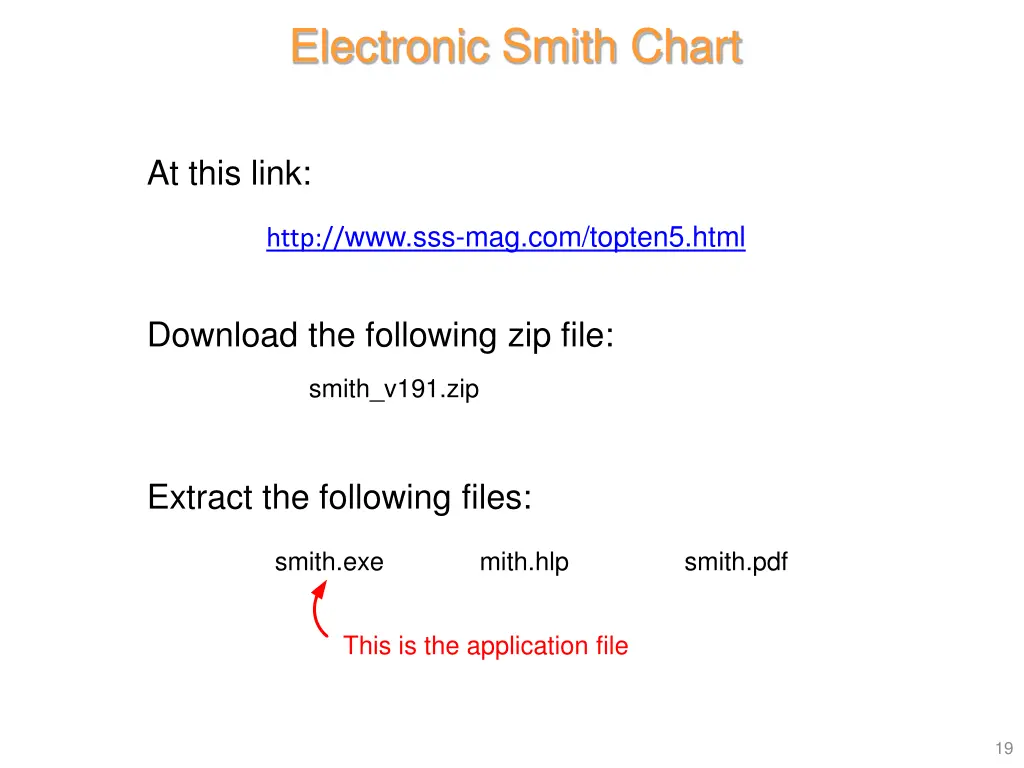 electronic smith chart