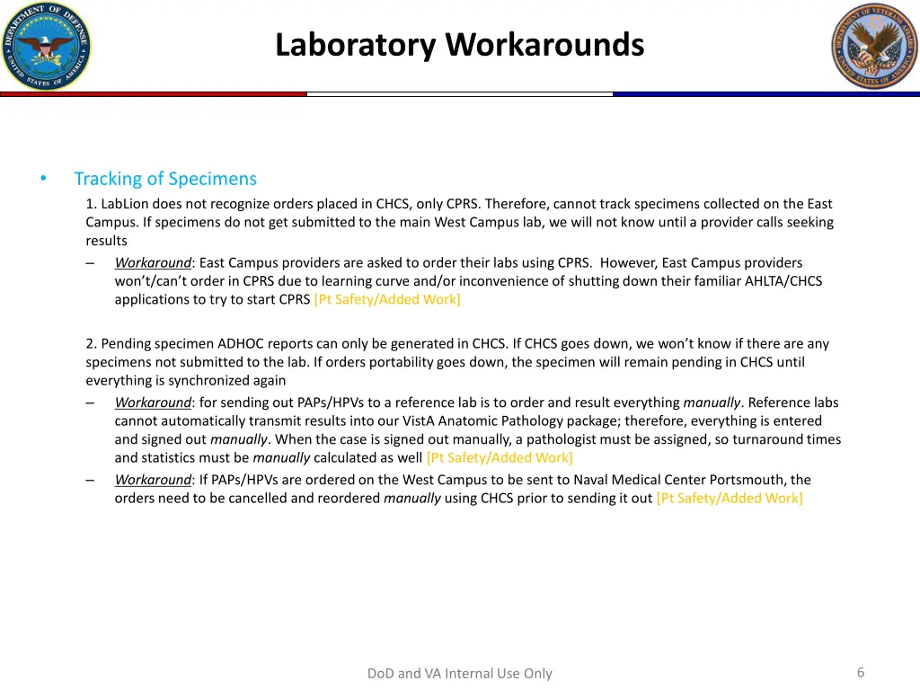 laboratory workarounds 2