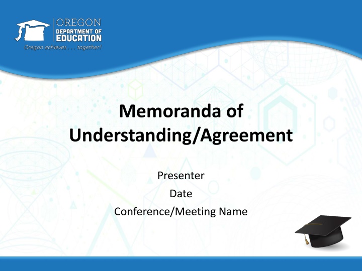 memoranda of understanding agreement