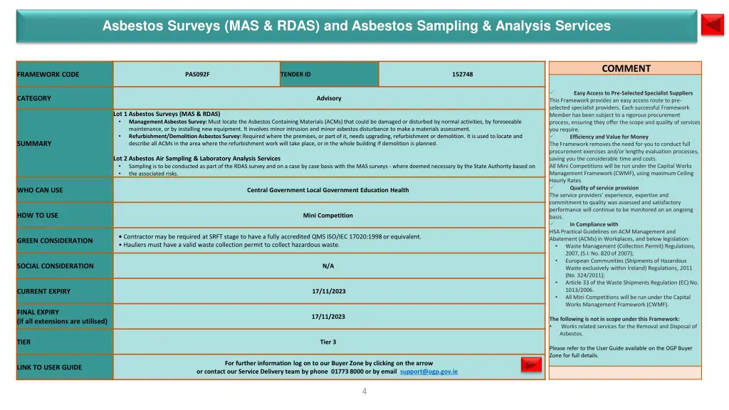 asbestos surveys mas rdas and asbestos sampling