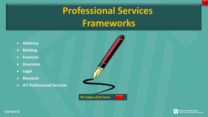 professional services frameworks