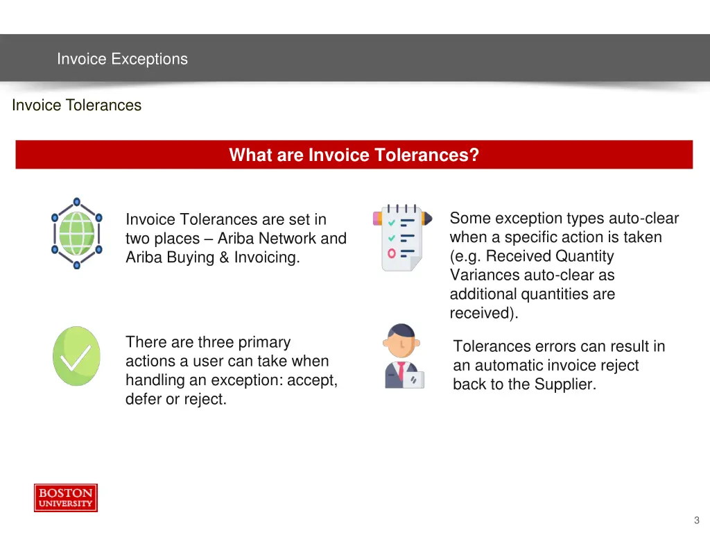 invoice exceptions