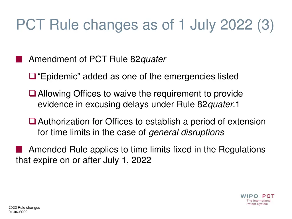 pct rule changes as of 1 july 2022 3