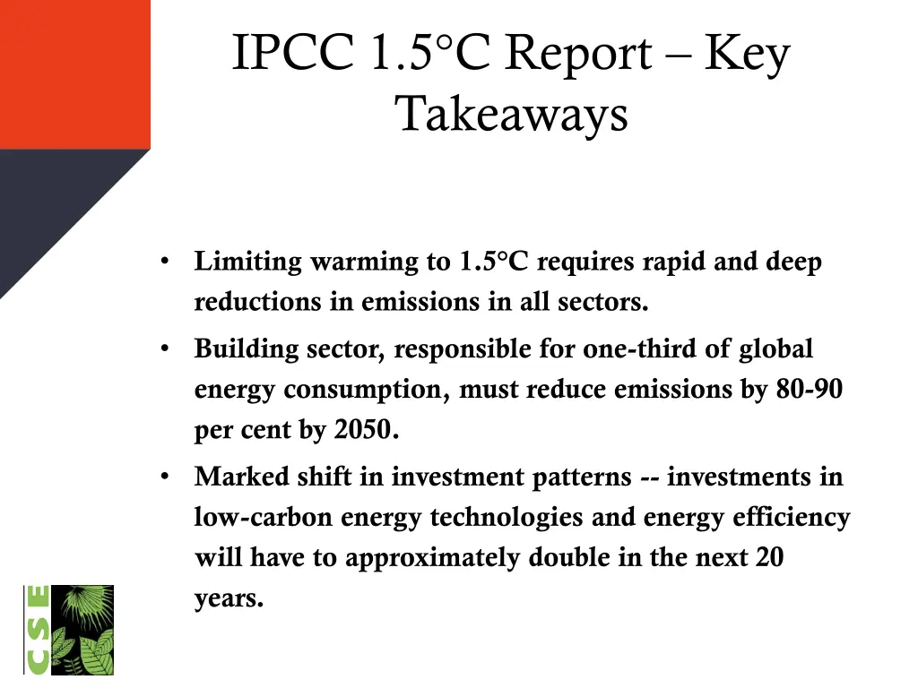 ipcc 1 5 c report key takeaways