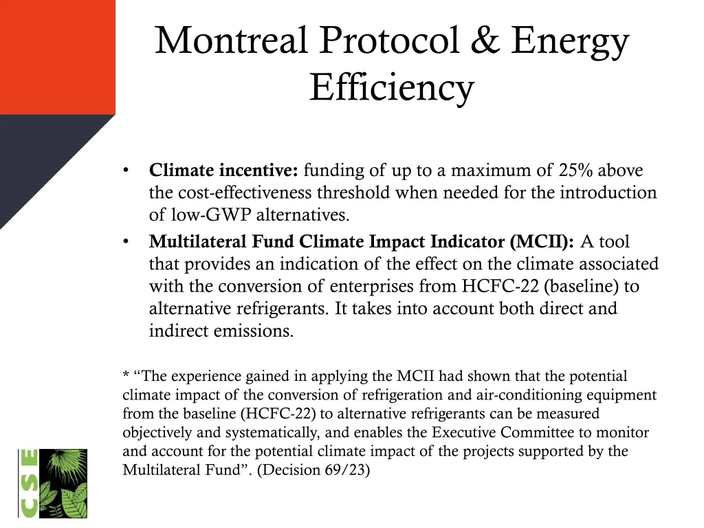 montreal protocol energy efficiency 2