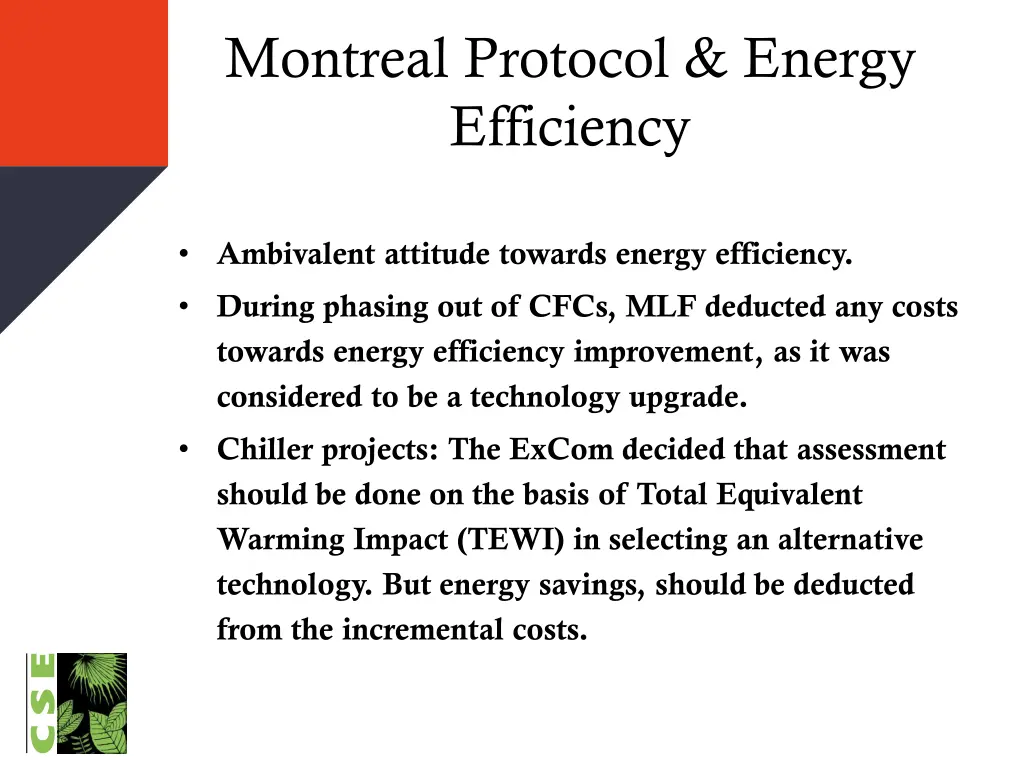 montreal protocol energy efficiency