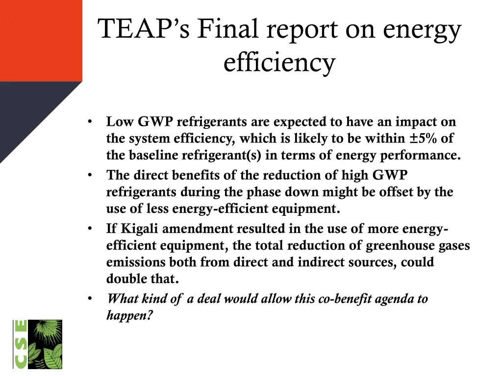 teap s final report on energy efficiency