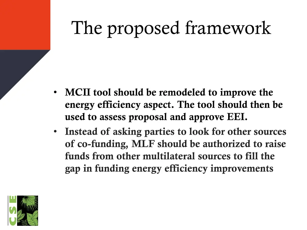 the proposed framework 1