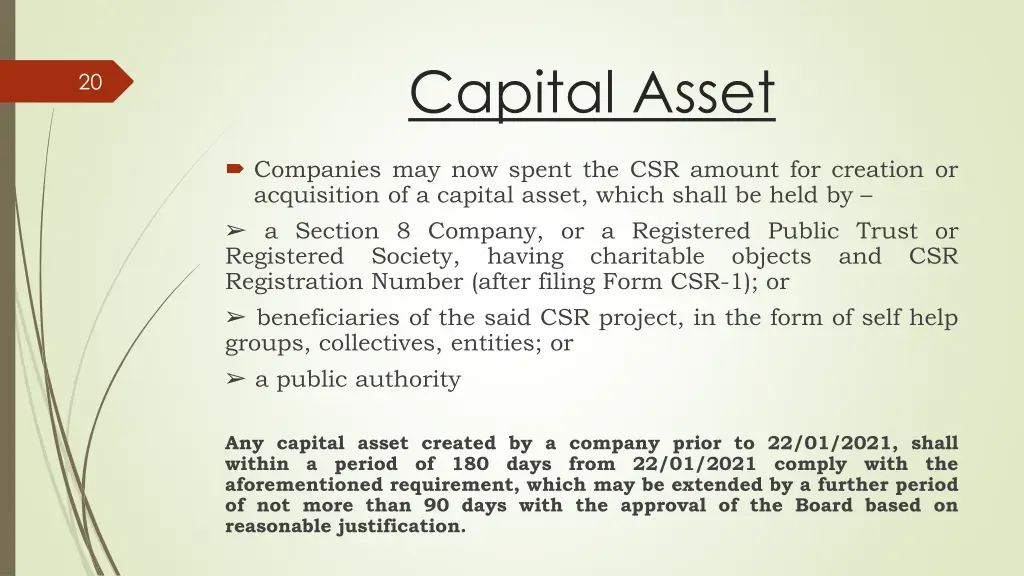 capital asset