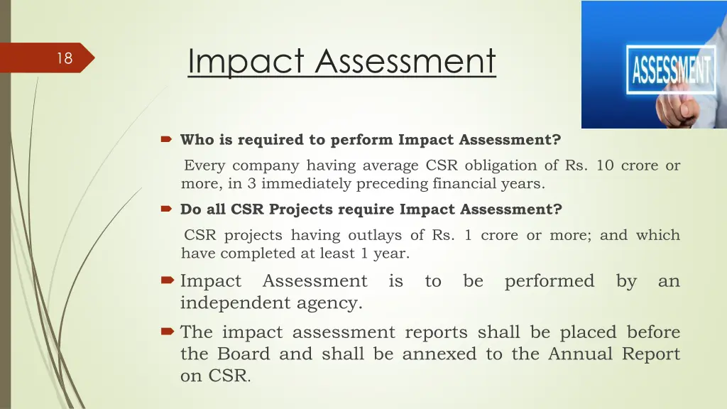 impact assessment