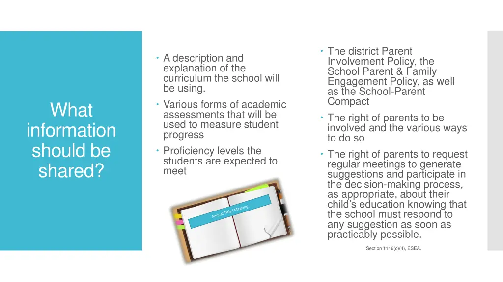 the district parent involvement policy the school