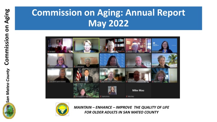 commission on aging annual report may 2022