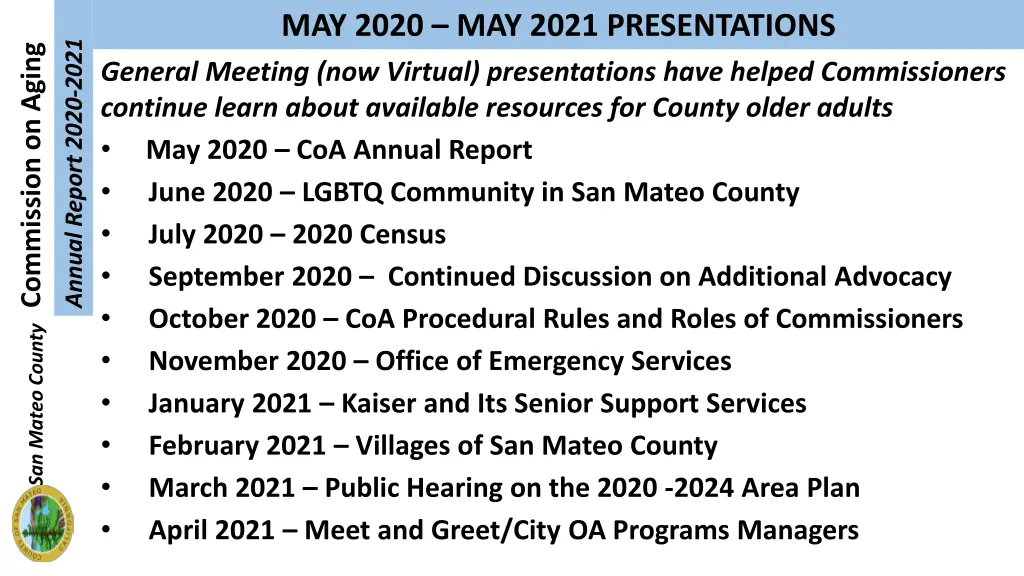 may 2020 may 2021 presentations general meeting