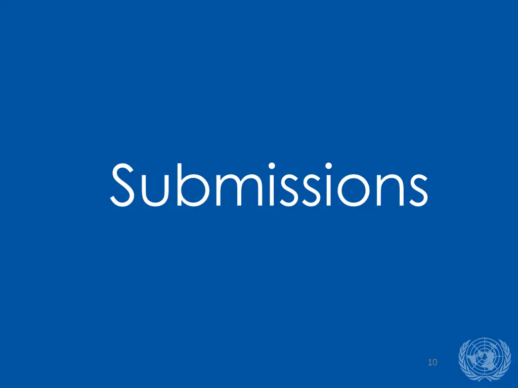 submissions