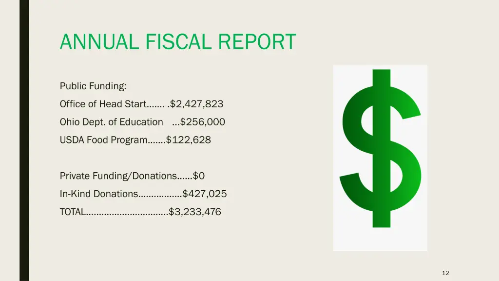 annual fiscal report