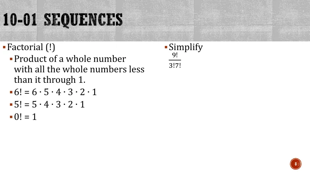 10 01 sequences 5