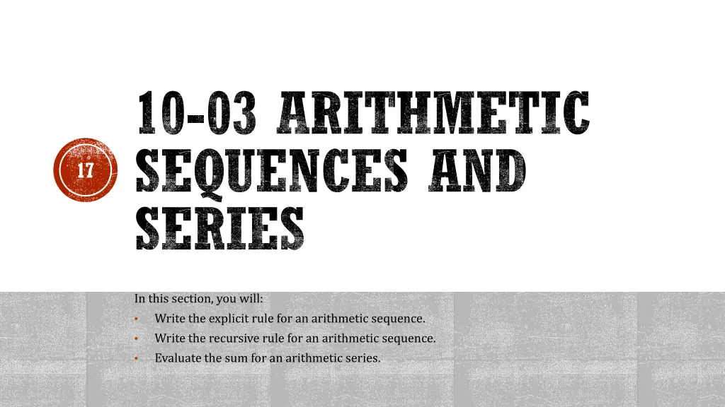 10 03 arithmetic sequences and series