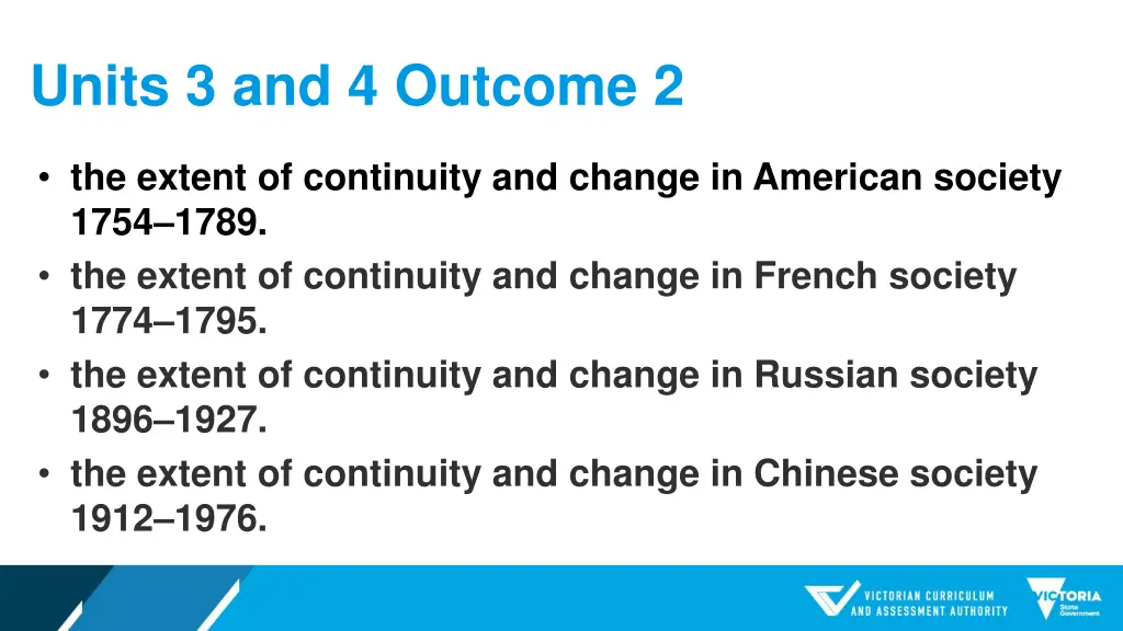 units 3 and 4 outcome 2