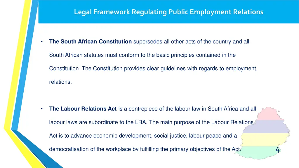 legal framework regulating public employment