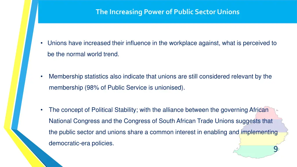 the increasing power of public sector unions