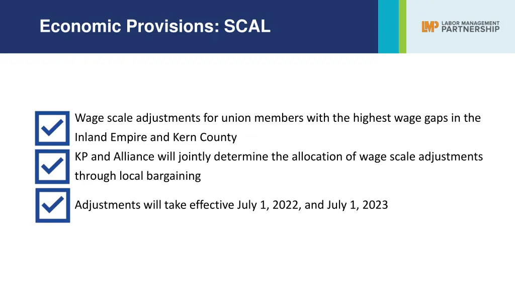 economic provisions scal