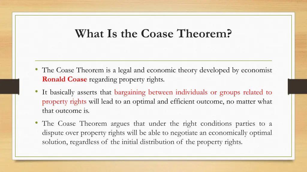 what is the coase theorem