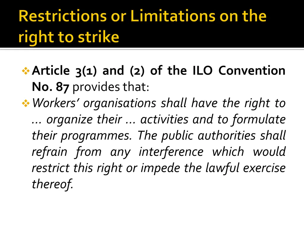 article 3 1 and 2 of the ilo convention