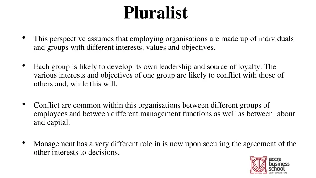 pluralist