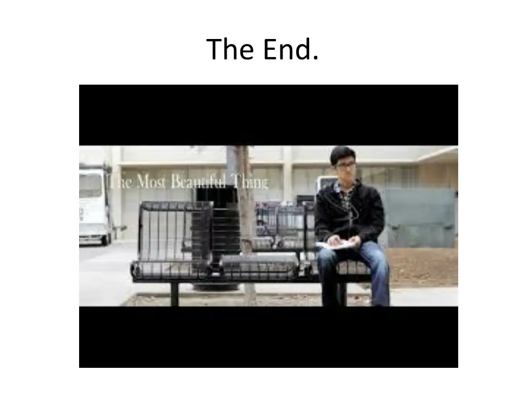 the end