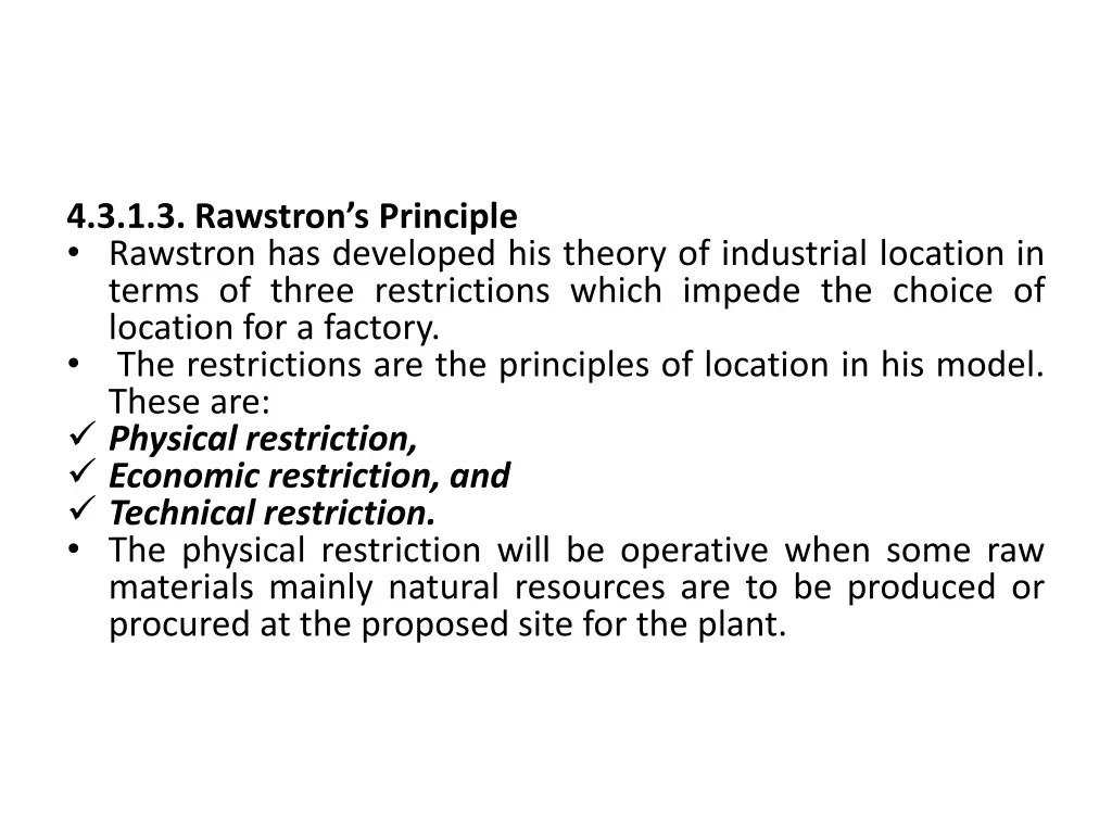 4 3 1 3 rawstron s principle rawstron