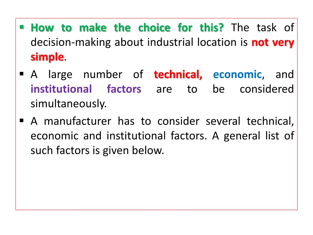 how to make the choice for this the task