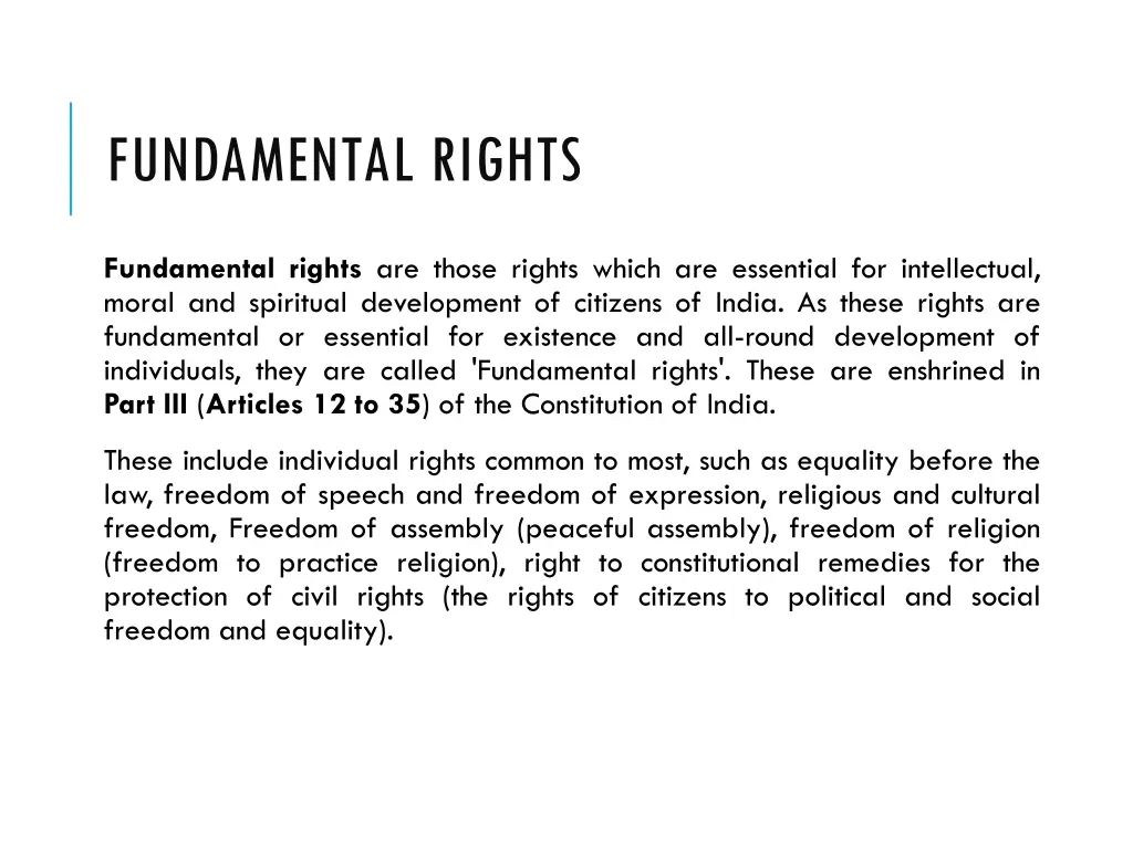 fundamental rights