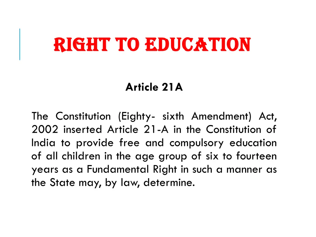 right to education right to education