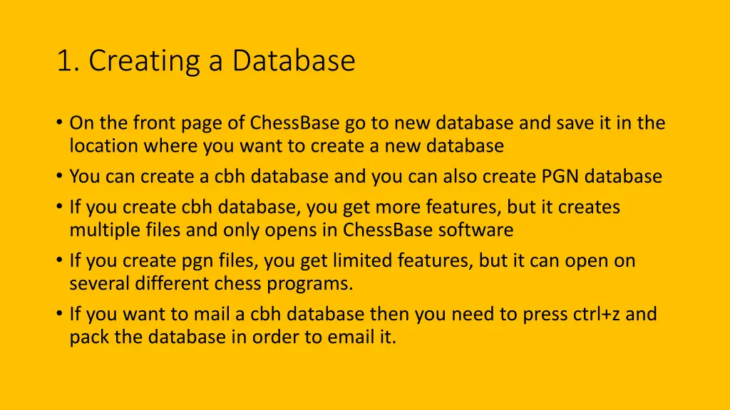 1 creating a database