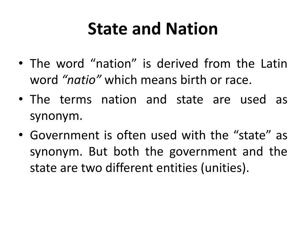 state and nation