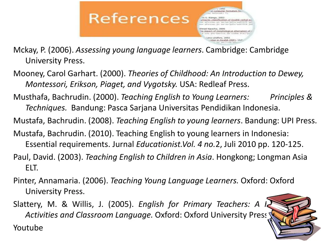 mckay p 2006 assessing young language learners