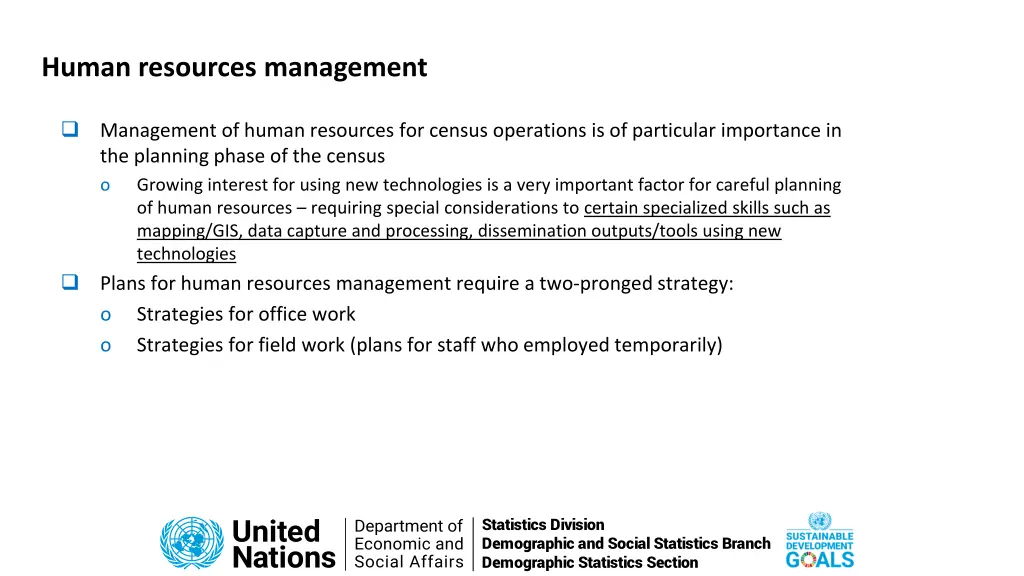 human resources management