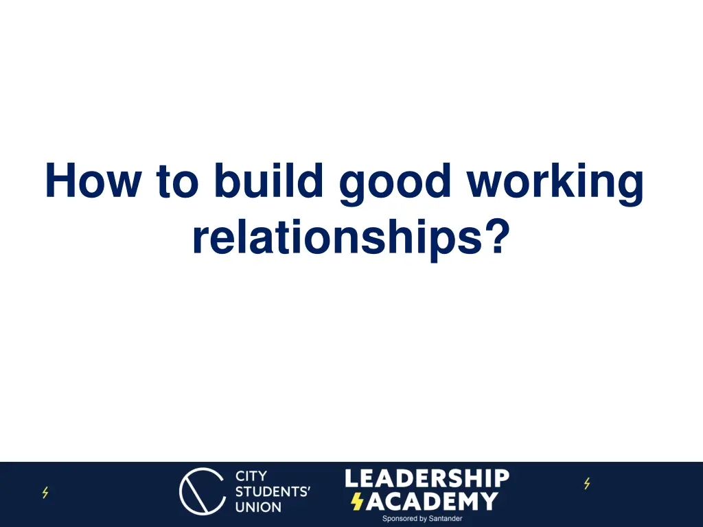 how to build good working relationships