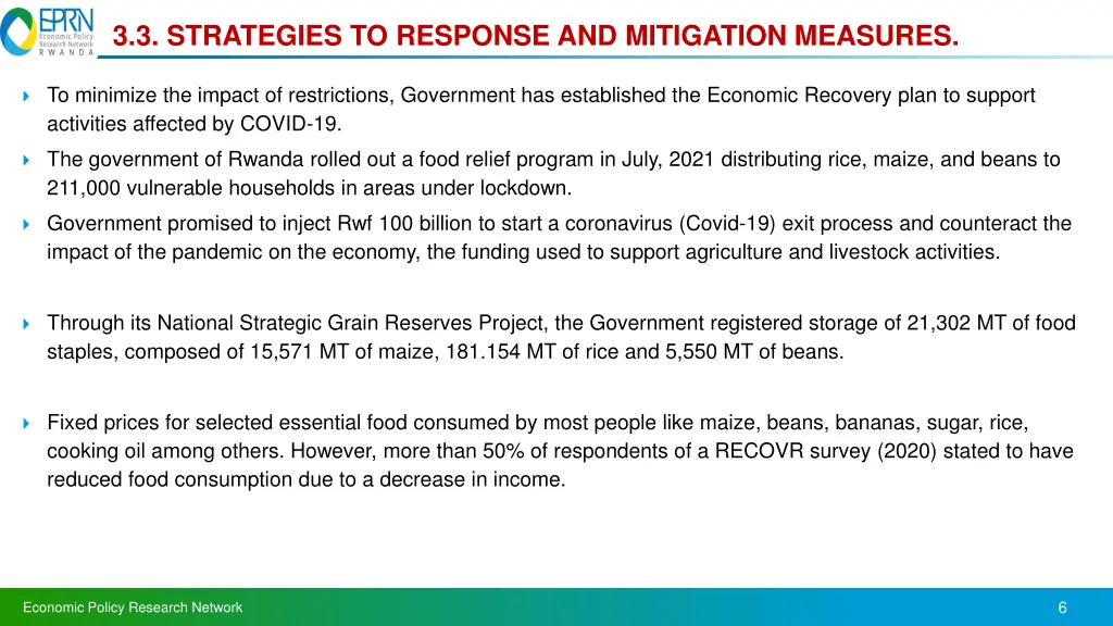 3 3 strategies to response and mitigation measures