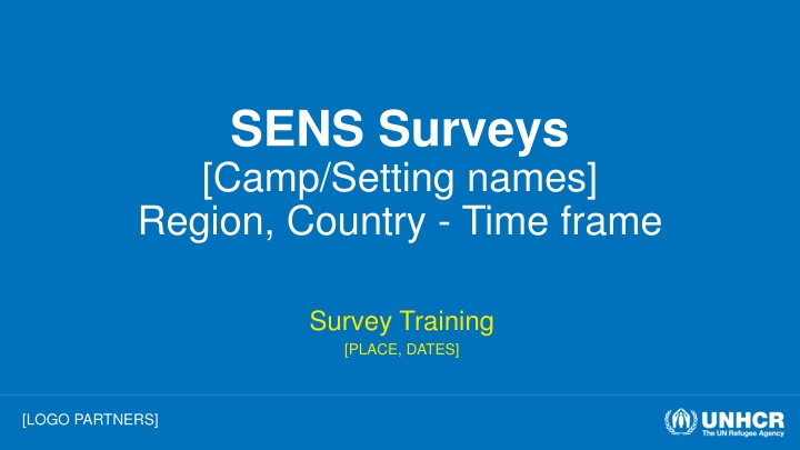 sens surveys camp setting names region country