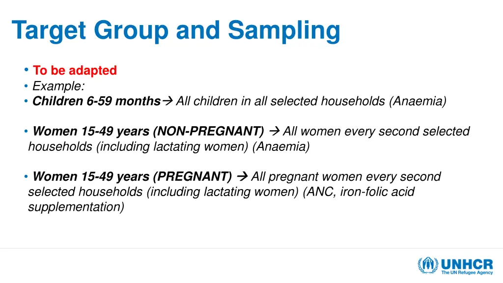 target group and sampling 1